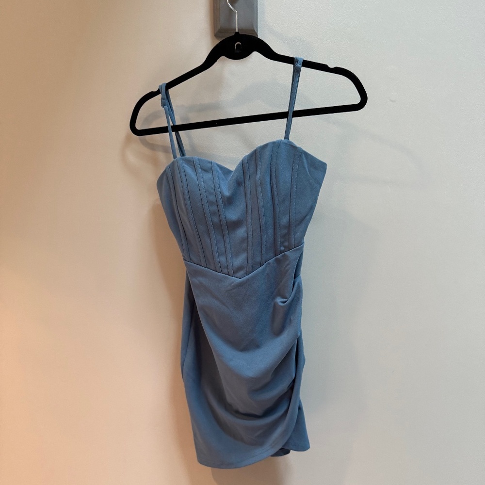 Blue Mini Dress